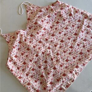 Forever 21 Floral V-Neck Blouse